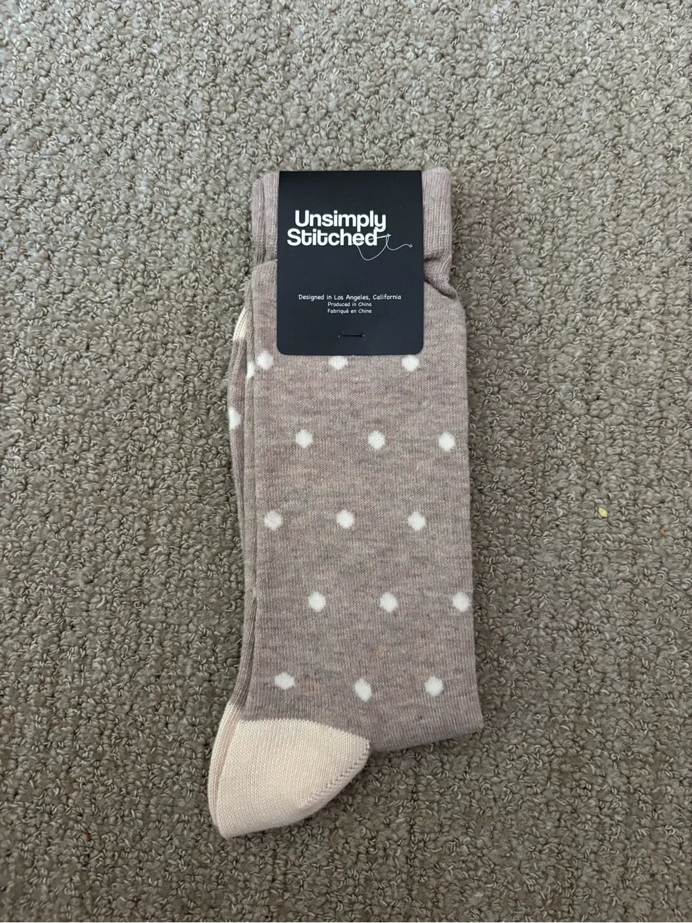 Unsimply stitched socks. Unisex